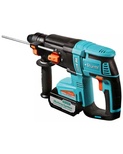 Аккумуляторный перфоратор Sturm! CRH1832BLC 1BatterySystem