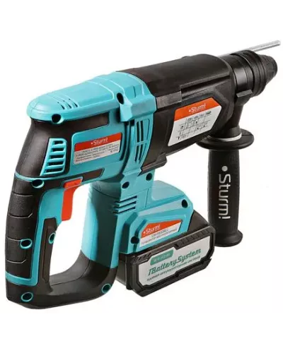 Аккумуляторный перфоратор Sturm! CRH1832BLC 1BatterySystem