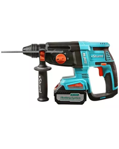 Аккумуляторный перфоратор Sturm! CRH1832BLC 1BatterySystem