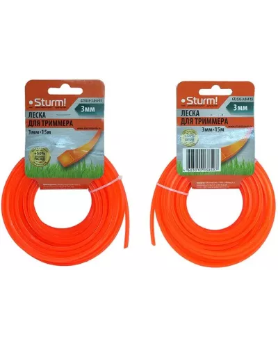 Леска для триммера Sturm! GT3535-3.0-4-15