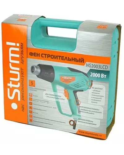 Фен технический Sturm! HG2003LCD