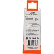 RB01-081003 Фреза пазовая прямая с одним лезвием DxHxL 3x10x52 мм, хв.8 Sturm! 4603010124580 (CN), шт