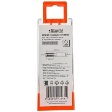 RB02-082512 Фреза пазовая прямая с двойным лезвием DxHxL 12x25.4x60,4 мм, хв.8 Sturm! 4603010122661 (CN), шт