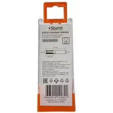 RB02-082524 Фреза пазовая прямая с двойным лезвием DxHxL 24x25,4x60 мм, хв.8 Sturm! 4603010122821 (CN), шт