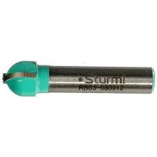 RB03-080912 Фреза пазовая галтельная DxHxL 12x9,5x44,5 мм, хв.8 Sturm! 4603010122883 (CN), шт