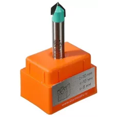 RB04-081010 Фреза пазовая V-образная DxHxL 10x10x46,5 мм, хв.8 Sturm! 4603010122982 (CN), шт