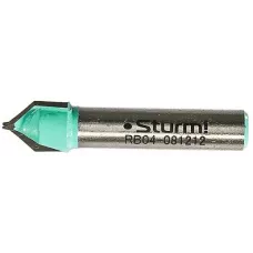 RB04-081212 Фреза пазовая V-образная DxHxL 12x12x47,7 мм, хв.8 Sturm! 4603010123002 (CN), шт