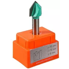 RB04-081616 Фреза пазовая V-образная DxHxL 16x16x51 мм, хв.8 Sturm! 4603010123040 (CN), шт