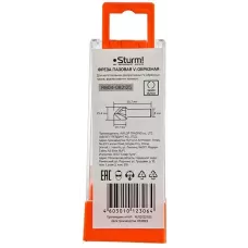 RB04-082125 Фреза пазовая V-образная DxHxL 25,4x20,7x55,7 мм, хв.8 Sturm! 4603010123064 (CN), шт