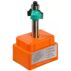 RB08-081019 Фреза кромочная калевочная с подшипником 9,5 мм, DxHxL 19x9,5x52,5 мм, хв.8 Sturm! 4603010124016 (CN), шт