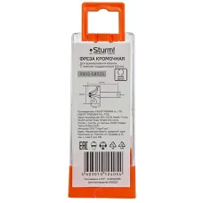 RB08-081129 Фреза кромочная калевочная с подшипником 9,5 мм, DxHxL 29x11x54 мм, хв.8 Sturm! 4603010124054 (CN), шт