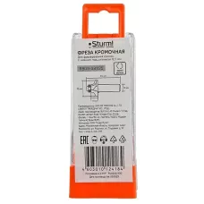 RB09-081125 Фреза кромочная калевочная с подшипником 12,7 мм, DxHxL 25x11x55 мм, хв.8 Sturm! 4603010124184 (CN), шт
