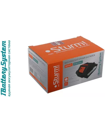 SBP1802 аккумулятор Sturm!, 18В, 1BatterySystem, 2.0Ач