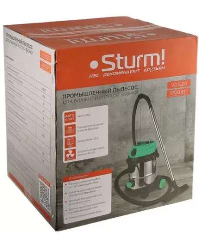Строительный пылесос Sturm! VC7320 Строительный пылесос Sturm! VC7320