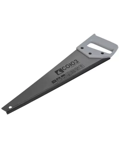 Ножовка по дереву, 450мм, 5TPI, 2D зуб, СОЮЗ