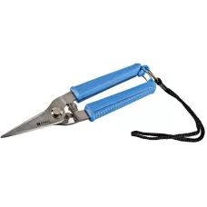 Секатор ручной, 160 мм, пластиковая ручка, толщина лезвия 4 мм, ремешок на руку, СОЮЗ