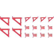 НАБОР КРОНШТЕЙНОВ ДЛЯ ИНСТРУМЕНТАЛЬНОЙ ДОСКИ BINEER 16 KBH16 Kistenberg