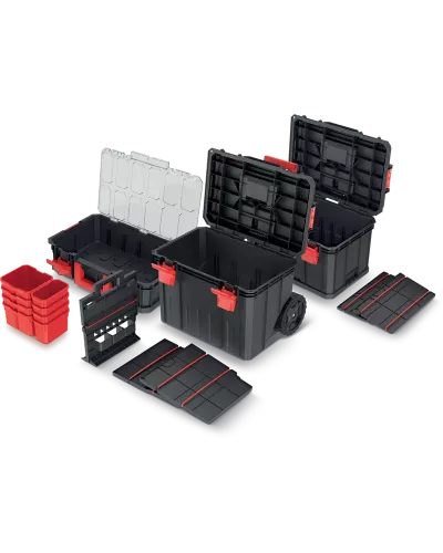 Набор ящиков для инструментов Kistenberg Modular Solution Set, черный