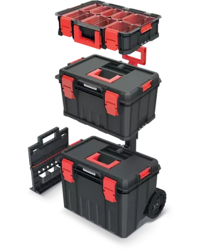 Набор ящиков для инструментов Kistenberg Modular Solution Set, черный