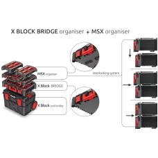 ОРГАНАЙЗЕР ДЛЯ ИНСТРУМЕНТОВ X BLOCK BRIDGE KXBB5540S Kistenberg