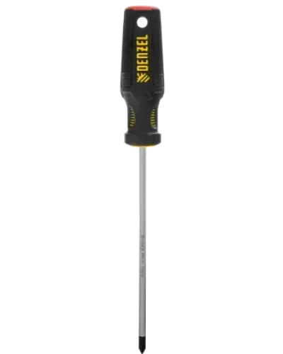 Отвертка DENZEL PH1х150 мм, S2, 3к рукоятка