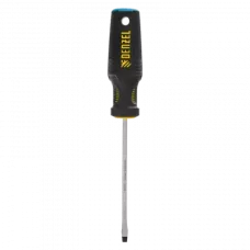 Отвертка DENZEL SL4х100 мм, S2, 3к рукоятка