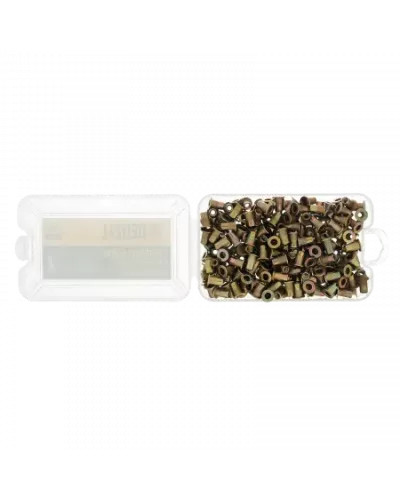 Заклепки резьбовые DENZEL стальные, оцинкованные, М3, пластиковый кейс, 200 шт.