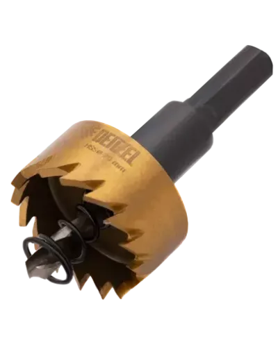 Коронка по металлу DENZEL 724107, 29 мм, HSS, нитридтитановое покрытие