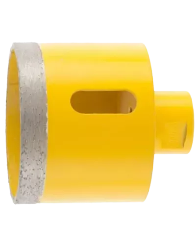 Сверло алмазное по керамограниту DENZEL 72693, 68 мм, М14, мокрая резка