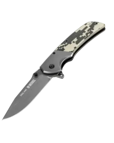 Нож складной DENZEL многоцелевой, системы Liner-Lock, с накладкой G10 на классической рукоятке