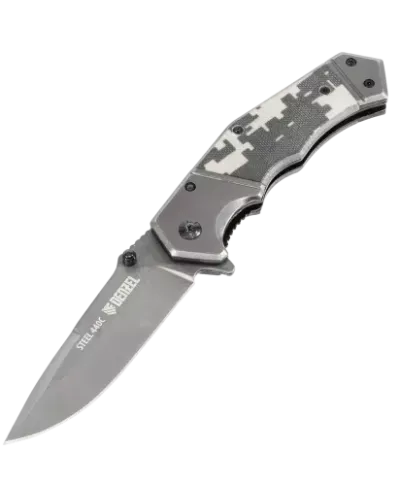 Нож складной DENZEL многоцелевой, системы Liner-Lock, с накладкой G10 на эргономичной рукоятке