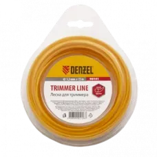 Леска для триммера DENZEL 96141, 1.3 мм x 15 м, круглая