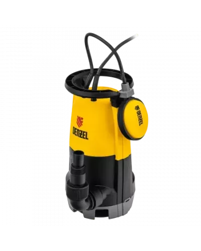 Дренажный насос DENZEL DP450S для чистой и грязной воды, 450 Вт, напор 6 м, 12000 л/ч