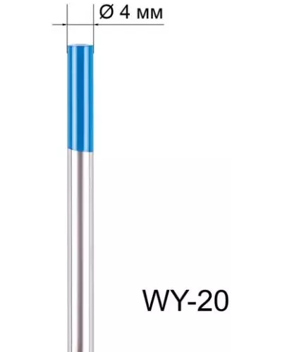 Вольфрамовый электрод WY-20 4,0мм / 175мм (1шт.) FoxWeld
