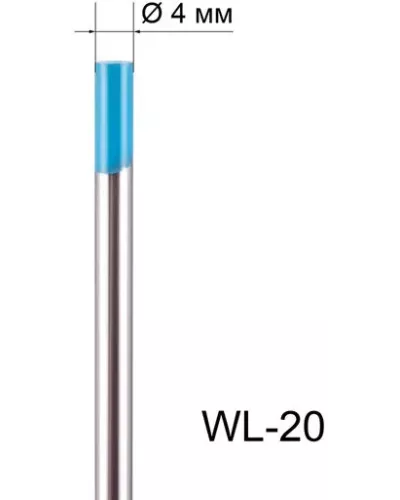 Вольфрамовый электрод WL-20 4,0мм / 175мм (1шт.) FoxWeld