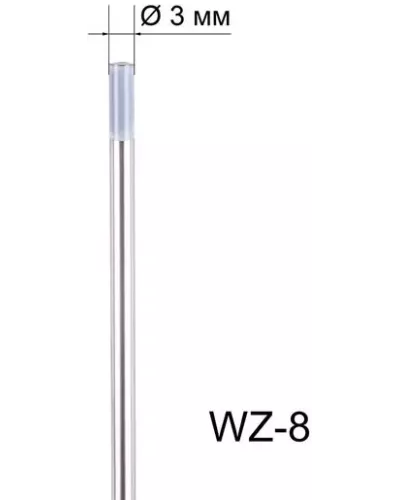Вольфрамовый электрод WZ-8 3,0мм / 175мм (1шт.) FoxWeld