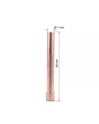 FoxWeld Цанга 1,0мм x 50мм TIG17/18/26 (702.0006/TD0001-10, пр-во FoxWeld/КНР)