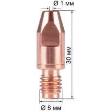 Наконечник FoxWeld М8х30х1.0 (CuCrZr) (140.0316/MD0005-8, пр-во FoxWeld/КНР)