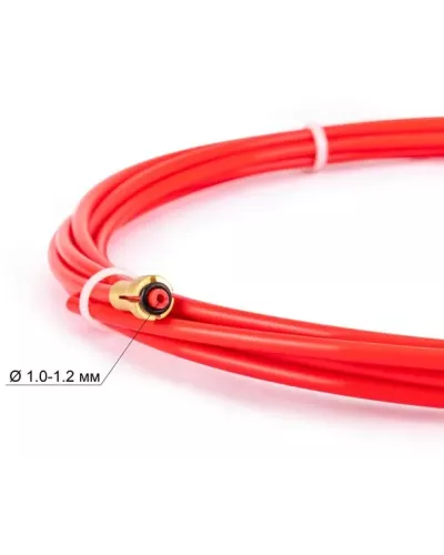 FoxWeld Канал 1,0-1,2мм тефлон красный, 4м (126.0026/GM0611, пр-во FoxWeld/КНР)