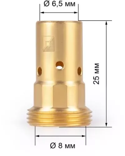 FoxWeld Держатель након. M8 (MIG-500) (142.0022/МЕ0390, EP-500/МВ-501, пр-во FoxWeld/КНР)