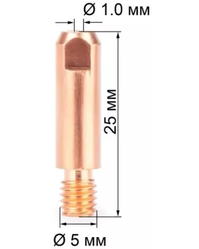 Наконечник M5х1.0 FoxWeld (140.0229, пр-во FoxWeld/КНР)