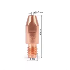 Наконечник Foxweld М8х30х0.8 (140.0114/MD0005-08, пр-во FoxWeld/КНР)