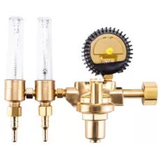 Регулятор FoxWeld WR420-F2 (аргоновый/углекислотный, 1 манометр, 2 расходомера, вентиль, пр-во FoxWeld/КНР)