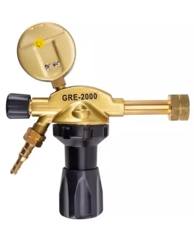 Редуктор FoxWeld GRE-2000 (пропановый, 1 манометр, вентиль, пр-во FoxWeld/КНР)