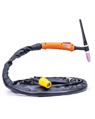 FoxWeld Горелка UnoTIG-17 4м (разъем М16, с кнопкой, пр-во FoxWeld/КНР)