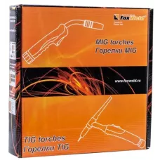 FoxWeld Горелка UnoTIG-17 4м (разъем М16, с кнопкой, пр-во FoxWeld/КНР)