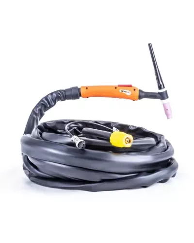FoxWeld Горелка UnoTIG-26 8м (разъем М16, с кнопкой, пр-во FoxWeld/КНР)