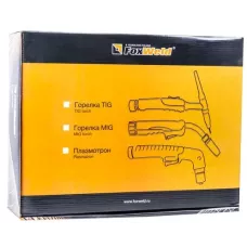 FoxWeld Горелка UnoTIG-26 8м (разъем М16, с кнопкой, пр-во FoxWeld/КНР)