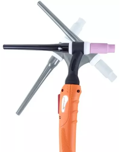 FoxWeld Горелка UnoTIG-26-Flex 4м (разъем 35мм2, с кнопкой, пр-во FoxWeld/КНР)