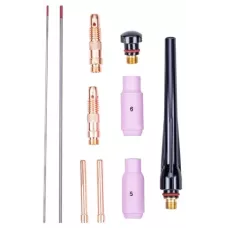 FoxWeld Горелка UnoTIG-18-Flex 4м (разъем 35мм2,с кнопкой, ж/охл.) (пр-во FoxWeld/КНР)